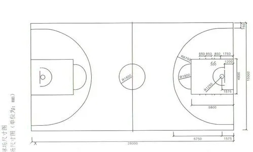 篮球馆高度标准尺寸图？让你轻松打造专业室内篮球场-第2张图片-www.211178.com_果博福布斯